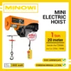 Mini Electric Hoist 1000 Kg Minowi