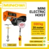 Mini Electric Hoist 500 Kg Minowi