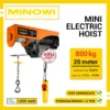 Mini Electric Hoist 800 Kg Minowi
