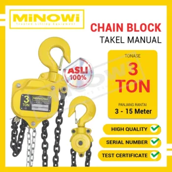 Minowi VT Chain Block 3 Ton